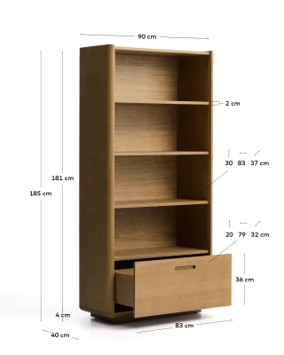 Стеллаж Arelida 90X40X185 CM 7