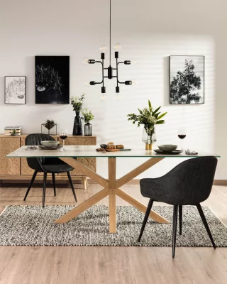 Стол Arya 200X100X77 CM керамическая столешница под мрамор 4