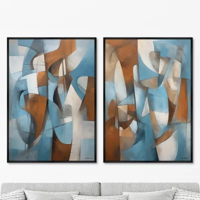 Набор из двух постеров на холсте Laberinto de Color 75X105 / 75X105 CM 8