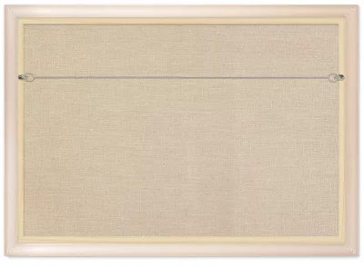 Постер на холсте Leaf of a gigantic Water lily in a gold 105X75 CM 6