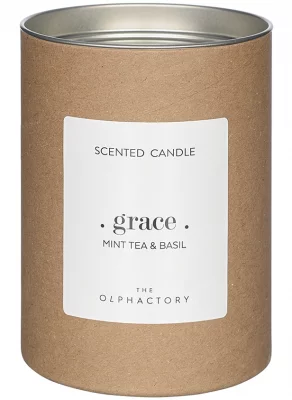 Свеча ароматическая The Olphactory Grace Mint and basil 40 часов горения 3