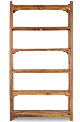 Антикварный деревянный стеллаж Vintage 122X46X230 CM 4