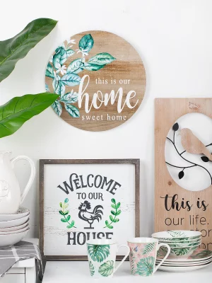 Панно настенное HomeAdore 30X1.5X30 CM 3
