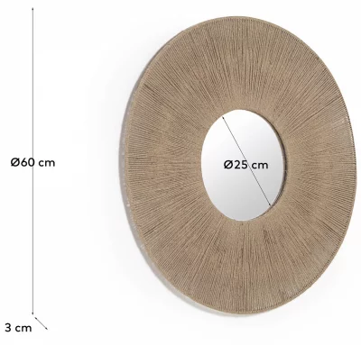Круглое зеркало Damira Ø60 CM 3