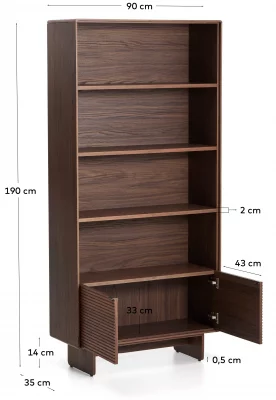 Стеллаж Norlen 90X35X190 CM 6