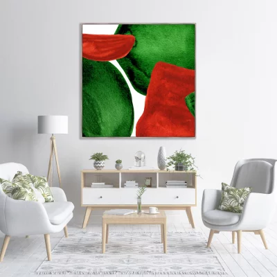 Постер на холсте Forms and colors 105X105 CM 3