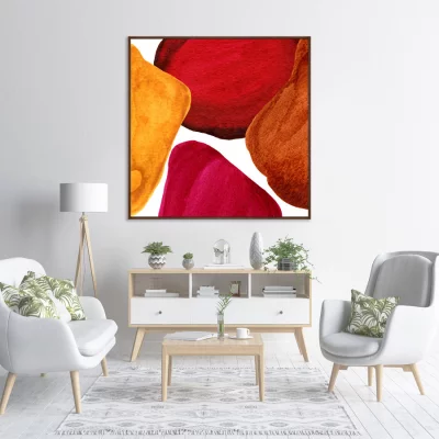 Постер на холсте Forms and colors 105X105 CM 3