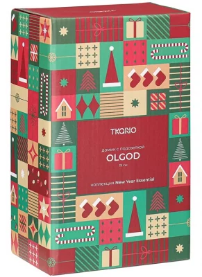 Домик с подсветкой Olgod 12X7X20 CM 6
