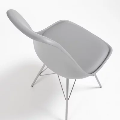 Стильный стул Lars 86X48X56 CM серый 4