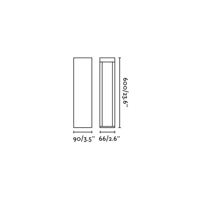 Ландшафтный светильник CERLER 600 темно-серый 9W 2200-2700-3200-4000K 60 CM 5