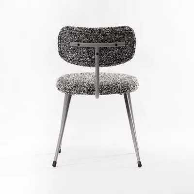 Стул Сеул серая ткань ножки металл 48X54X74.5 CM 5