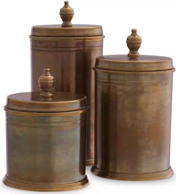Декоративные ёмкости Gaston 13X13X23 / 13X13X18 / 13X13X16 CM  3