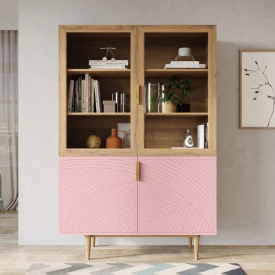Буфет Line 120X50X180 CM pink 4