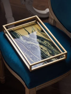 Поднос декоративный Klaudia 40X24X5 CM 3