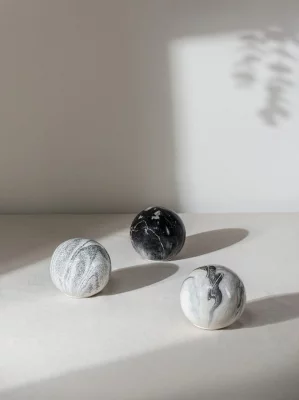 Декор из трёх декоративных шаров Tiyamike 10X10X10 CM 6