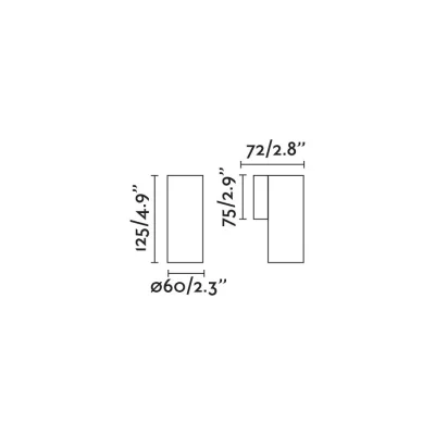 Бра Stan 1L сатиновое золото 7.2X12 CM 7