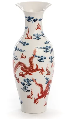 Фарфоровая ваза Adelma Hybrid 14X14X33 CM 4