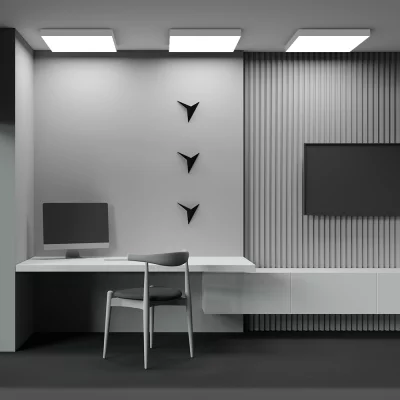 Потолочный светильник Zon квадратный белый 60x60 см 5