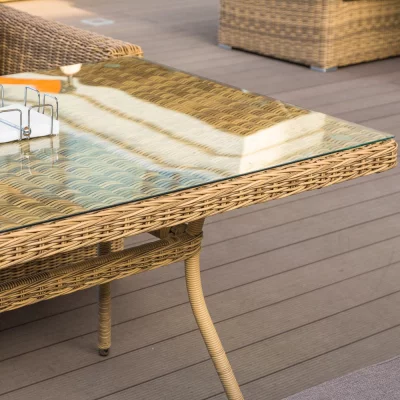 Плетёный обеденный стол Латте 160X90X75 CM 9