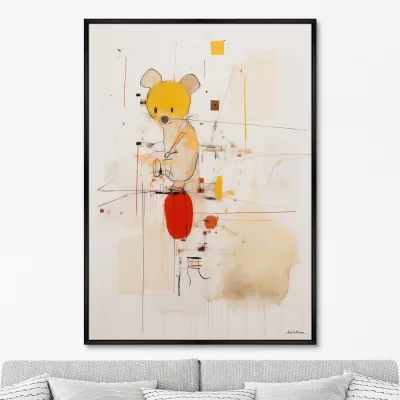 Постер на холсте Oh those mice 75X105 CM 6