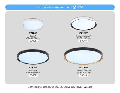Накладной светильник Ambrella Light FZ1246 3