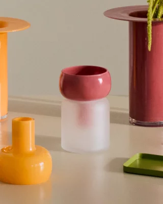 Стеклянная ваза Kelse 13X13X19 CM 3