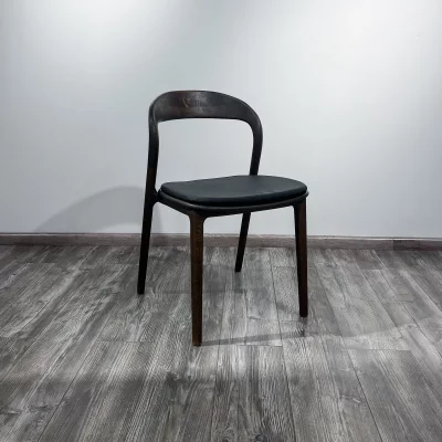 Подушка к стулу Лугано без подлокотников черная экокожа 45X43X2 CM 13
