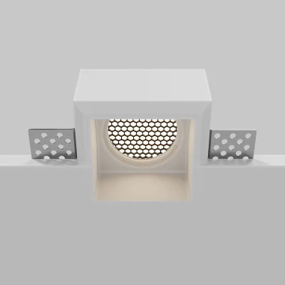 Встраиваемый светильник Gyps Modern квадратный белый 10