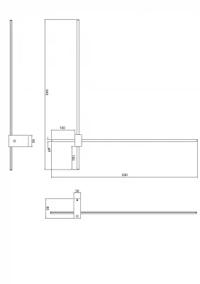Настенный светильник Pars 6X65 CM 4