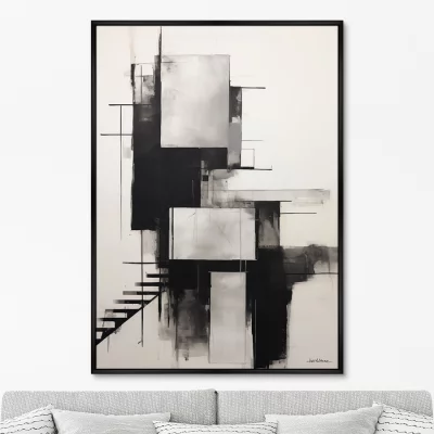Постер на холсте In bianco e nero 75X105 CM 6