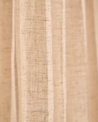 Льняная штора stone grey Nolira 140X270 CM 3
