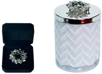 Свеча White&Silver 100 часов горения 4