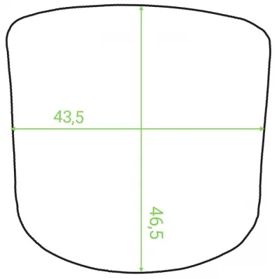 Подушка к стулу Лугано 45X47X3 CM 4