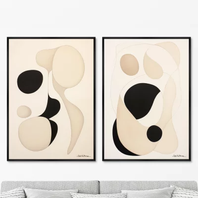Набор из двух постеров на холсте Lava Love 75X105 / 75X105 CM 8