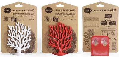 Держатель для мочалок Coral Sponge 8X5X11 CM белый 5