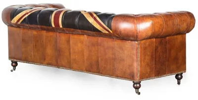 Диван кожаный Oxford 221X94X77 CM 3