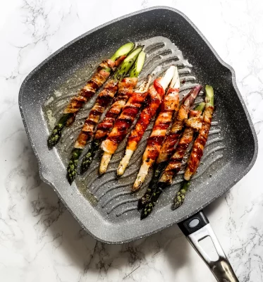 Сковорода гриль Non-Stick Grill Pan 28X28 CM 3