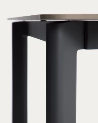 Стол Anafi из керамогранита и графитового алюминия 220X100X75 CM 5