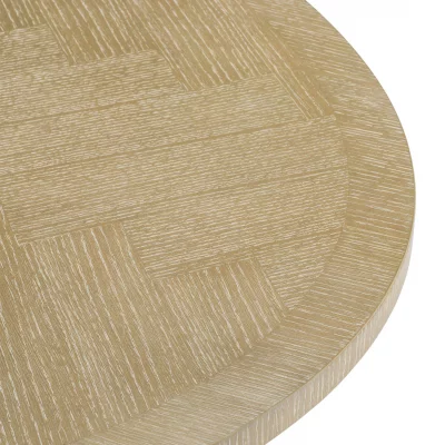 Обеденный стол с белёным дубовым шпоном Melchior Oval 200X120X76 CM 5
