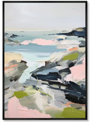 Набор из двух постеров на холсте Sea Bay in Autumn 75X105 / 75X105 CM 3