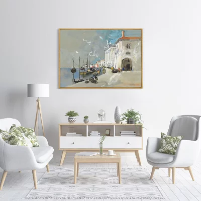 Постер на холсте Fish baskets Chioggia south of Venice 105X75 CM 3