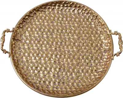 Комплект из трёх декоративных подносов Heleina 44X39X7 / 40X34X7 / 35X30X7 CM 6