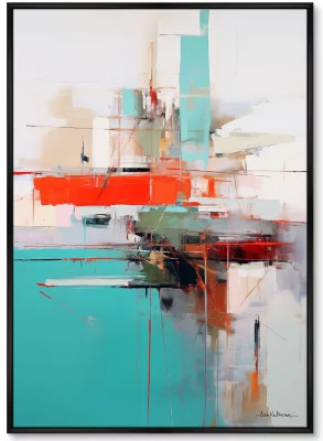 Набор из двух постеров на холсте Harbor Etudes 75X105 / 75X105 CM 3