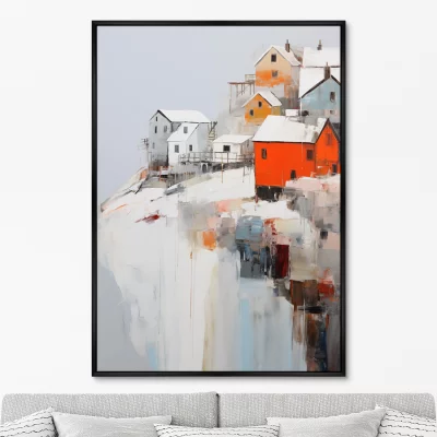 Постер на холсте At the very edge 75X105 CM 6