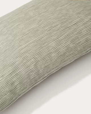 Наволочка для декоративной подушки Mirca, зелёная, с текстурой 50X30 CM 4