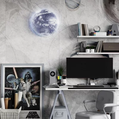 Потолочный детский светильник Space 48X48X8 CM 5