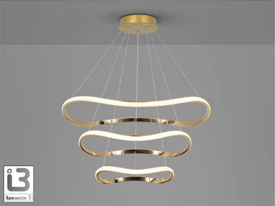 Люстра Naos 3L золотая D80 80X95 CM 4