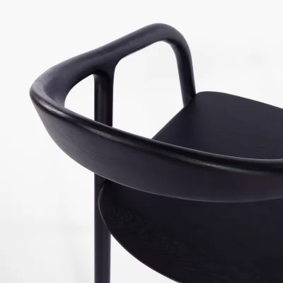 Стул Лугано дуб тон черный 51X55X78 CM 7