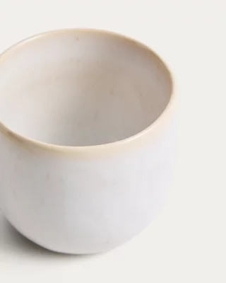 Белая керамическая кружка Uilo 7.5X7.5X6.3 CM 4