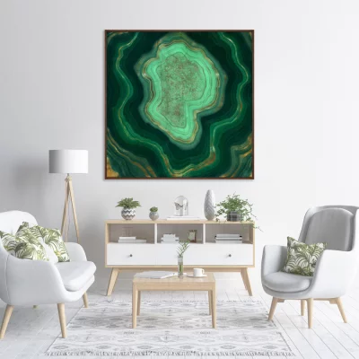 Репродукция на холсте Malachite 105X105 CM 3